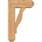 Ekena Millwork Funston Craftsman Smooth Bracket w/ Offset Brace, Western Red Cedar, 7 1/2"W x 20"D x 32"H BKT0806X20X32FST04SWR - alternate 4
